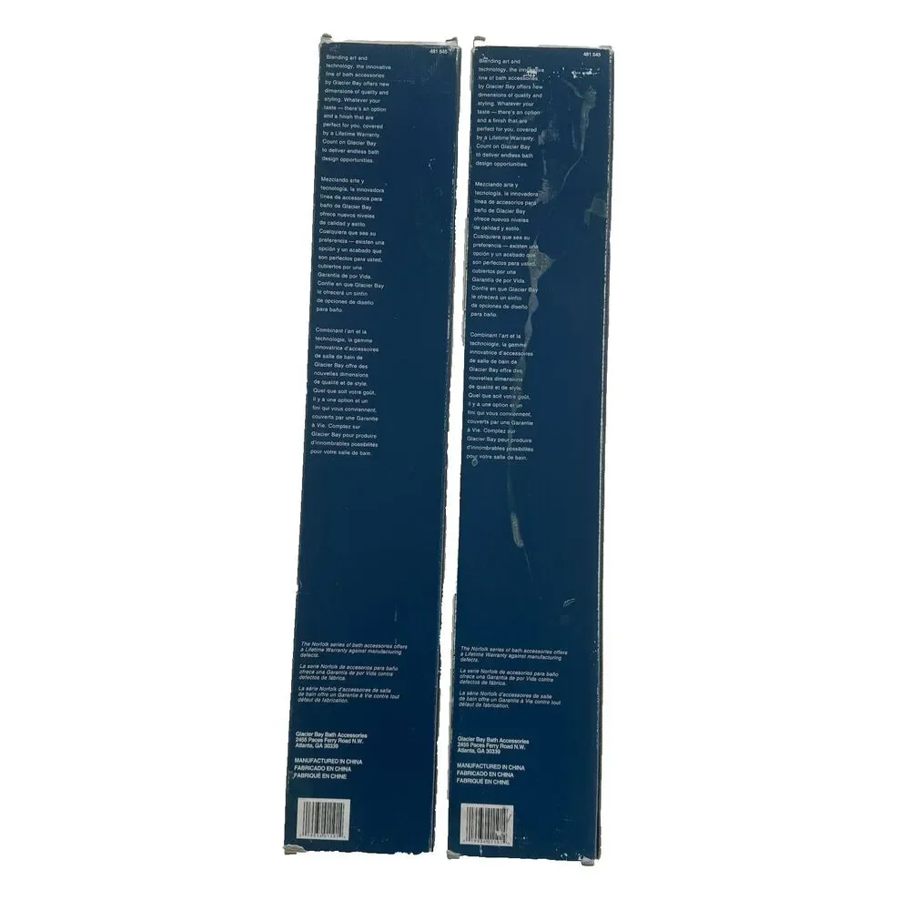 Two Glacier Bay Norfolk Towel Bars 18